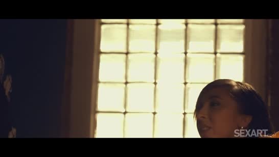 Ева Браун очень чувственно ласкается со своим ухажером №2