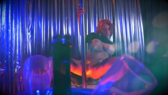 Стриптизерша Anna Bell Peaks соблазнила клиента дойками №1