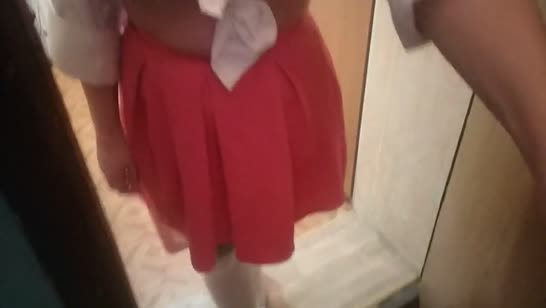 Русская девушка с большими сиськами сама начала делать минет №1