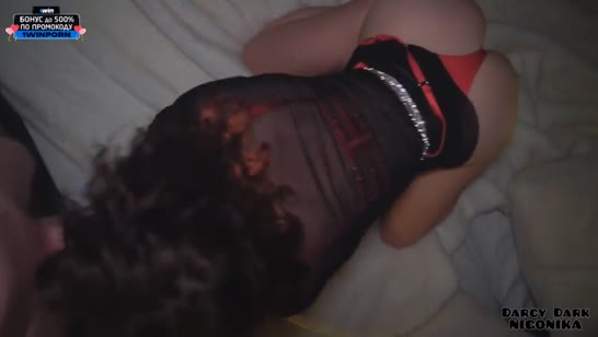 Молодая русская пара снимает ночную порнуху №2